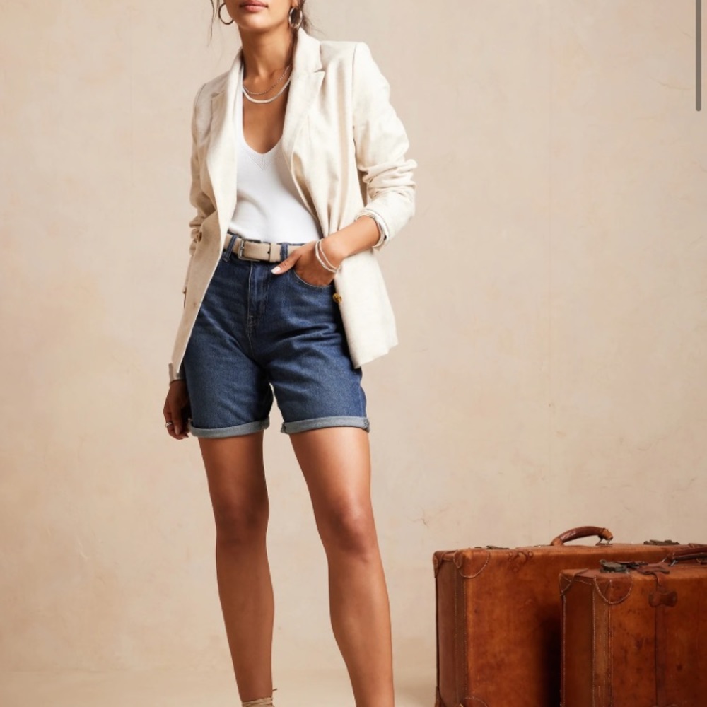 Banana Republic Bermuda Denim Shorts